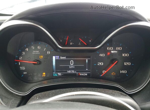 2G1105SA8J9169741 2018 CHEVROLET IMPALA Черный Вид щитка приборов