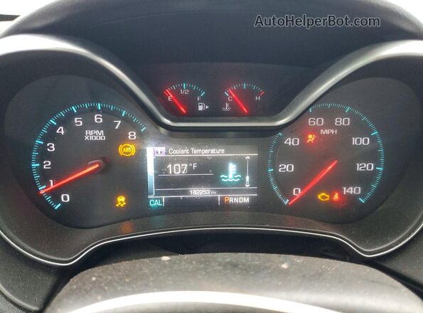 2G1115S3XG9128874 2016 CHEVROLET IMPALA Белый Вид щитка приборов
