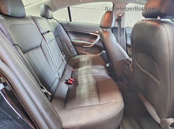 2G4GL5EX5H9195082 2017 BUICK REGAL Black Вид задніх сидінь