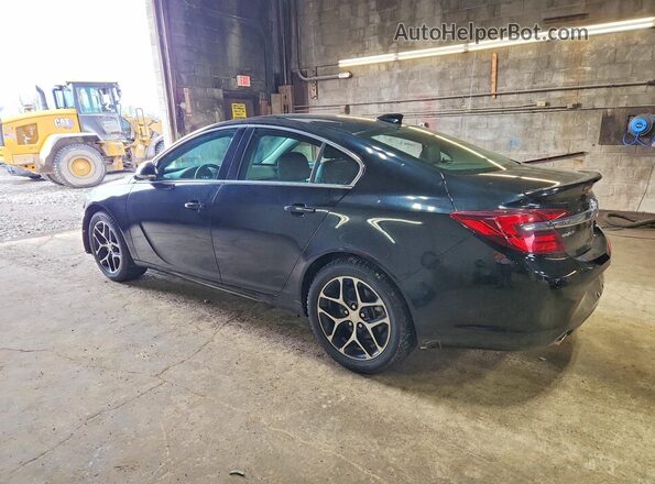 2G4GL5EX5H9195082 2017 BUICK REGAL Black Задня ліва чверть