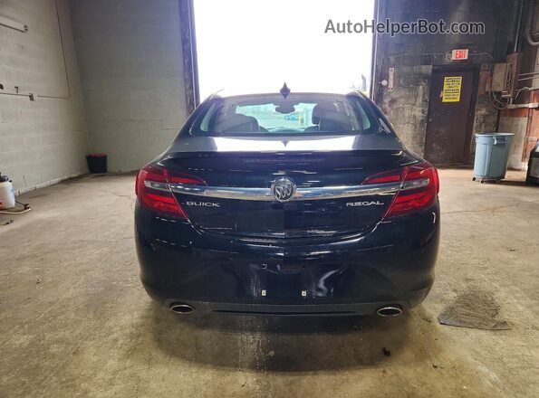 2G4GL5EX5H9195082 2017 BUICK REGAL Black Вид ззаду