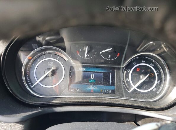2G4GS5GX2G9188699 2016 BUICK REGAL Белый Вид щитка приборов