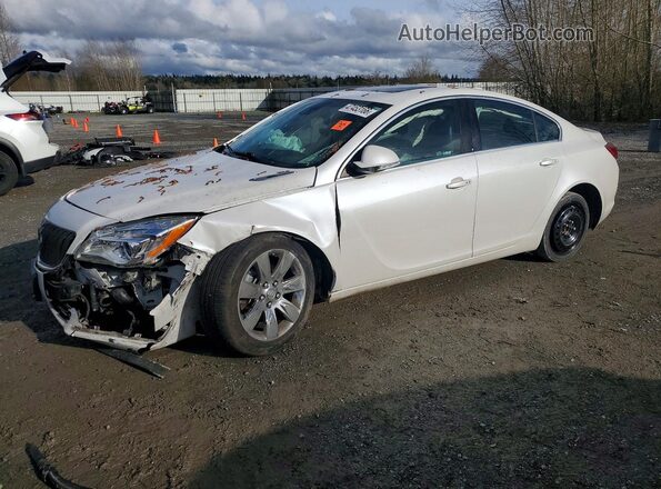2G4GS5GX2G9188699 2016 BUICK REGAL Белый Передняя левая четверть