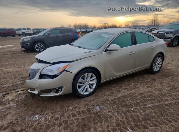 2G4GS5GX4G9203316 2016 BUICK REGAL Beige Vista tres cuartos delantera izquierda
