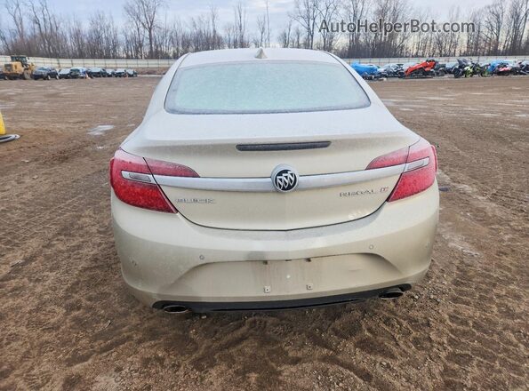2G4GS5GX4G9203316 2016 BUICK REGAL Beige Vista trasera