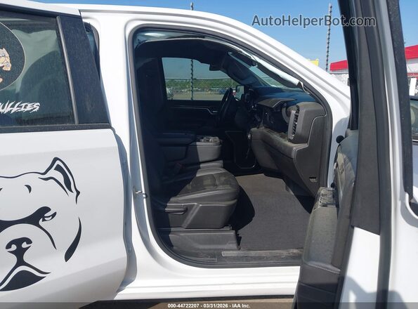2GCUDDED1P1118498 2023 CHEVROLET SILVERADO White Widok wnętrza z przodu