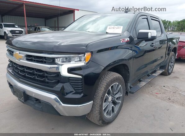 2GCUKDED4S1194635 2025 CHEVROLET SILVERADO Black წინა მარცხენა ხედი სამი მეოთხედიდან