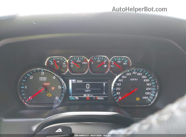 2GCVKPEC1K1243643 2019 CHEVROLET SILVERADO White Widok tylnych siedzeń