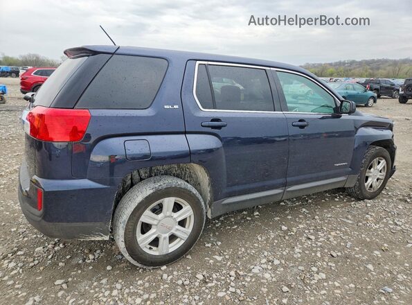 2GKALMEK2G6346702 2016 GMC TERRAIN Синий Задняя правая четверть