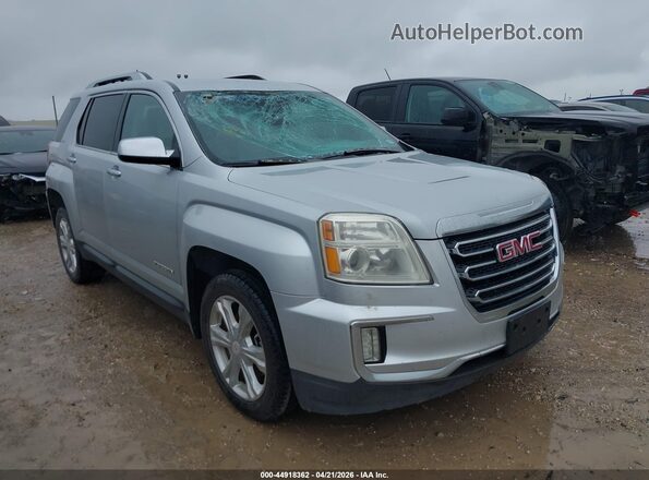 2GKFLPE36G6186064 2016 GMC TERRAIN Серебряный Передняя правая четверть