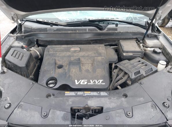 2GKFLPE36G6186064 2016 GMC TERRAIN Серебряный Вид сзади