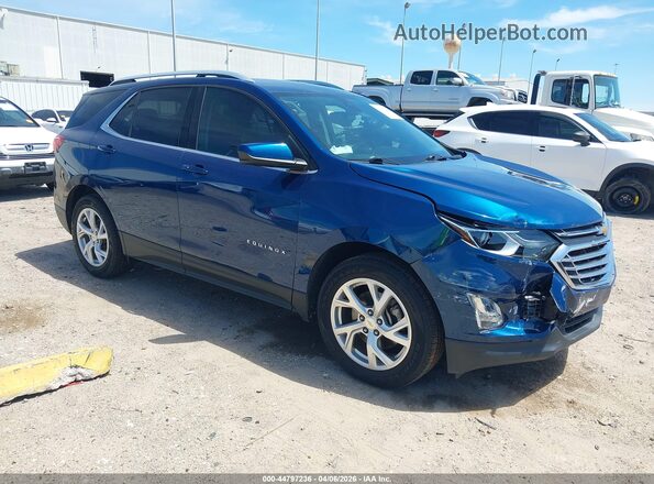 2GNAXLEX3L6153384 2020 CHEVROLET EQUINOX Синий Передняя правая четверть