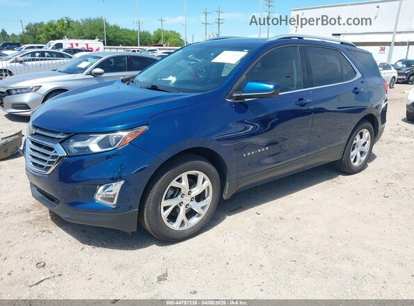 2GNAXLEX3L6153384 2020 CHEVROLET EQUINOX Синий Передняя левая четверть