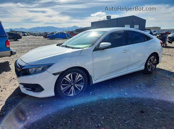 2HGFC1F37GH650508 2016 HONDA CIVIC Белый Передняя левая четверть