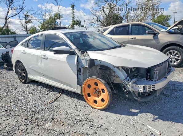 2HGFC1F72MH705025 2021 HONDA CIVIC Белый Передняя правая четверть