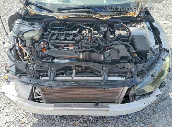 2HGFC1F72MH705025 2021 HONDA CIVIC Белый Вид задней части салона