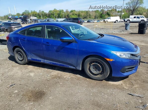 2HGFC2F55JH604643 2018 HONDA CIVIC Синий Передняя правая четверть