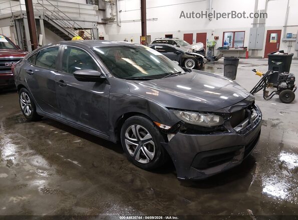 2HGFC2F58GH503704 2016 HONDA CIVIC Серый Передняя правая четверть