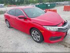 2017 Honda Civic Lx Red vin: 2HGFC2F58HH549213