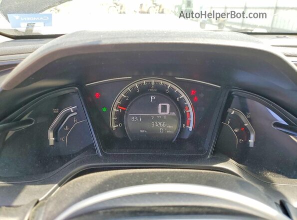 2HGFC2F5XHH566935 2017 HONDA CIVIC Черный Вид щитка приборов