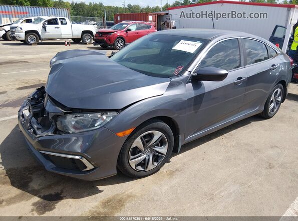 2HGFC2F61LH501909 2020 HONDA CIVIC Gray Przód lewy