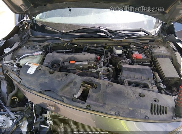 2HGFC2F61LH501909 2020 HONDA CIVIC Gray Widok z tyłu
