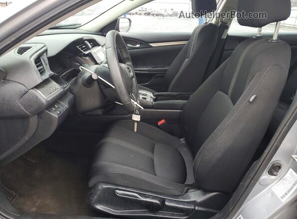 2HGFC2F62KH570168 2019 HONDA CIVIC Серебряный Вид салона спереди