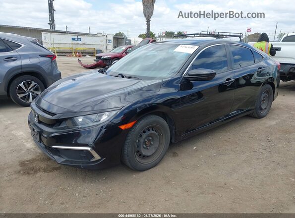 2HGFC2F63LH511406 2020 HONDA CIVIC Черный Передняя левая четверть