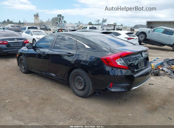 2HGFC2F63LH511406 2020 HONDA CIVIC Черный Задняя левая четверть