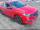 2020 Honda Civic Lx Red vin: 2HGFC2F64LH595106