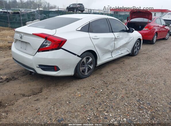 2HGFC2F65KH547919 2019 HONDA CIVIC White Trasero derecho