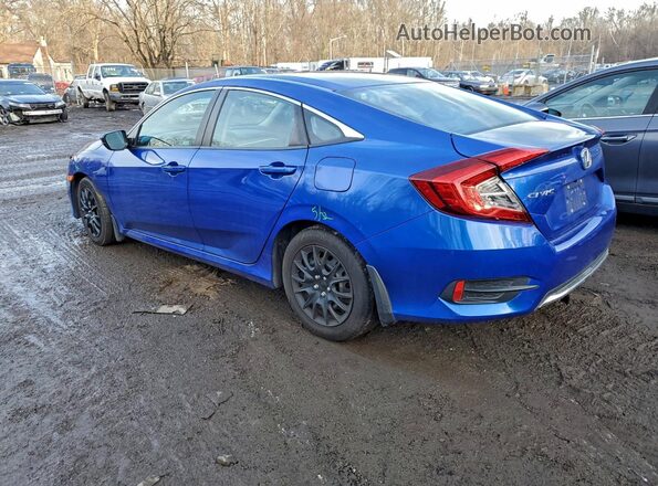 2HGFC2F65KH554157 2019 HONDA CIVIC Blue უკანა მარცხენა