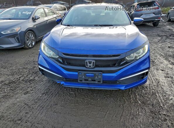 2HGFC2F65KH554157 2019 HONDA CIVIC Blue წინა ხედი