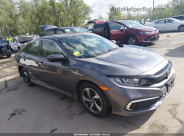 2HGFC2F65LH557626 2020 HONDA CIVIC Gray Передня права чверть