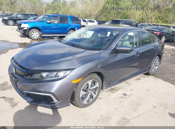 2HGFC2F65LH557626 2020 HONDA CIVIC Gray Передня ліва чверть