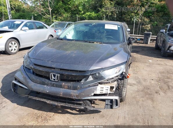 2HGFC2F65MH548166 2021 HONDA CIVIC Gray ხელსაწყოთა პანელის ხედი