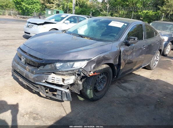 2HGFC2F65MH548166 2021 HONDA CIVIC Gray წინა ხედი
