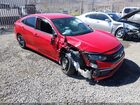 2019 Honda Civic Lx Red vin: 2HGFC2F67KH604265