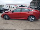 2020 Honda Civic Lx Красный vin: 2HGFC2F67LH580261