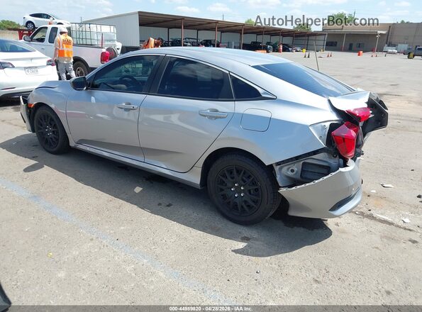 2HGFC2F6XMH524302 2021 HONDA CIVIC Серебряный Задняя левая четверть
