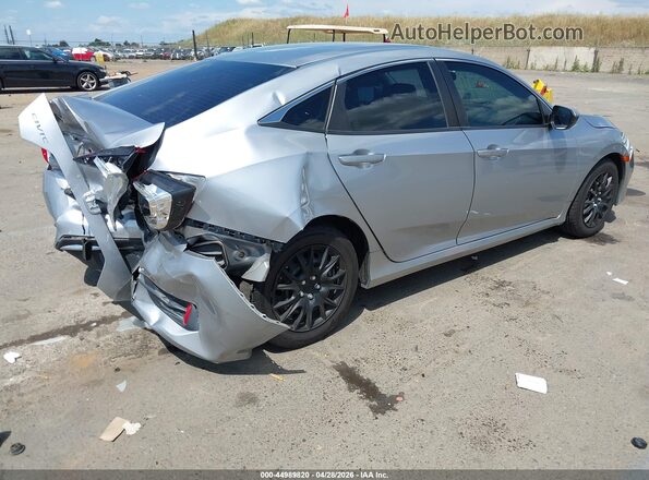 2HGFC2F6XMH524302 2021 HONDA CIVIC Серебряный Задняя правая четверть