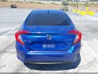 2018 Honda Civic Ex Синий vin: 2HGFC2F72JH502105