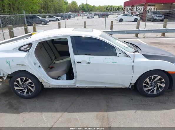 2HGFC2F74HH519563 2017 HONDA CIVIC Белый Панорамный вид салона 360°