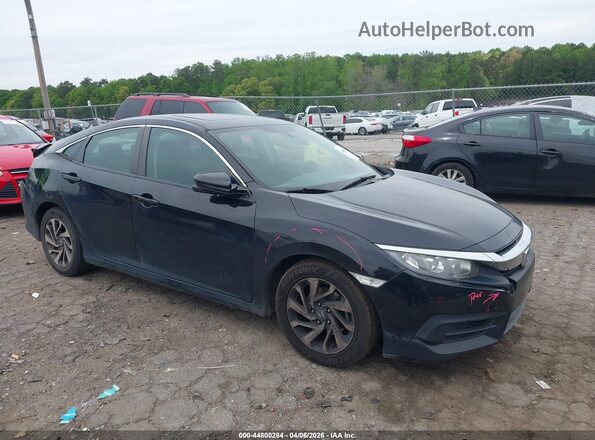 2HGFC2F74JH575170 2018 HONDA CIVIC Black Przód prawy