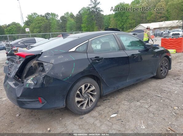 2HGFC2F74JH575170 2018 HONDA CIVIC Black Tył prawy