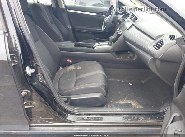 2HGFC2F74JH575170 2018 HONDA CIVIC Black Widok wnętrza z przodu