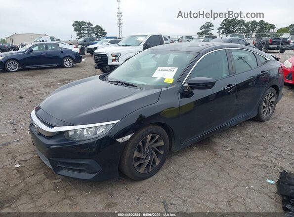 2HGFC2F74JH575170 2018 HONDA CIVIC Black Przód lewy