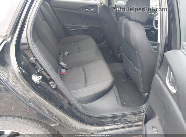 2HGFC2F74JH575170 2018 HONDA CIVIC Black Widok naklejki z numerem VIN