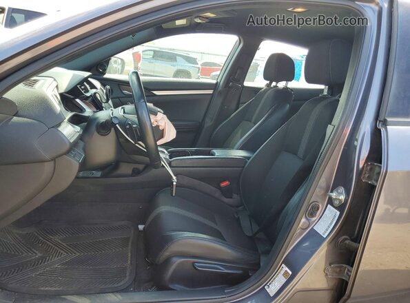 2HGFC2F80LH602523 2020 HONDA CIVIC Серый Вид салона спереди