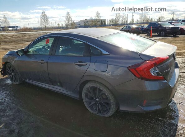 2HGFC2F82LH011075 2020 HONDA CIVIC Gray Հետևի ձախ
